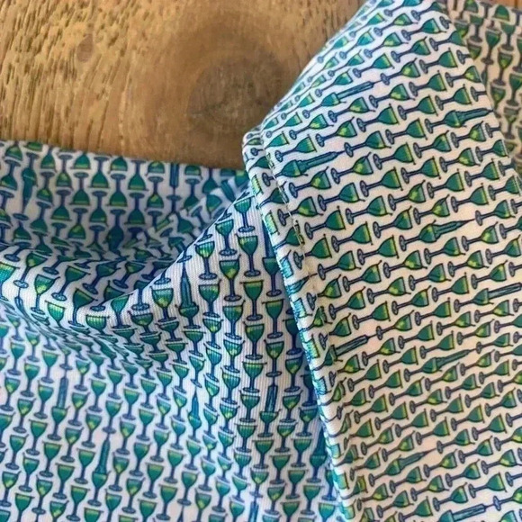 Peter Millar Summer Comfort The Mans Manhattan Performance Jersey Golf Polo XL - Picture 6 of 6